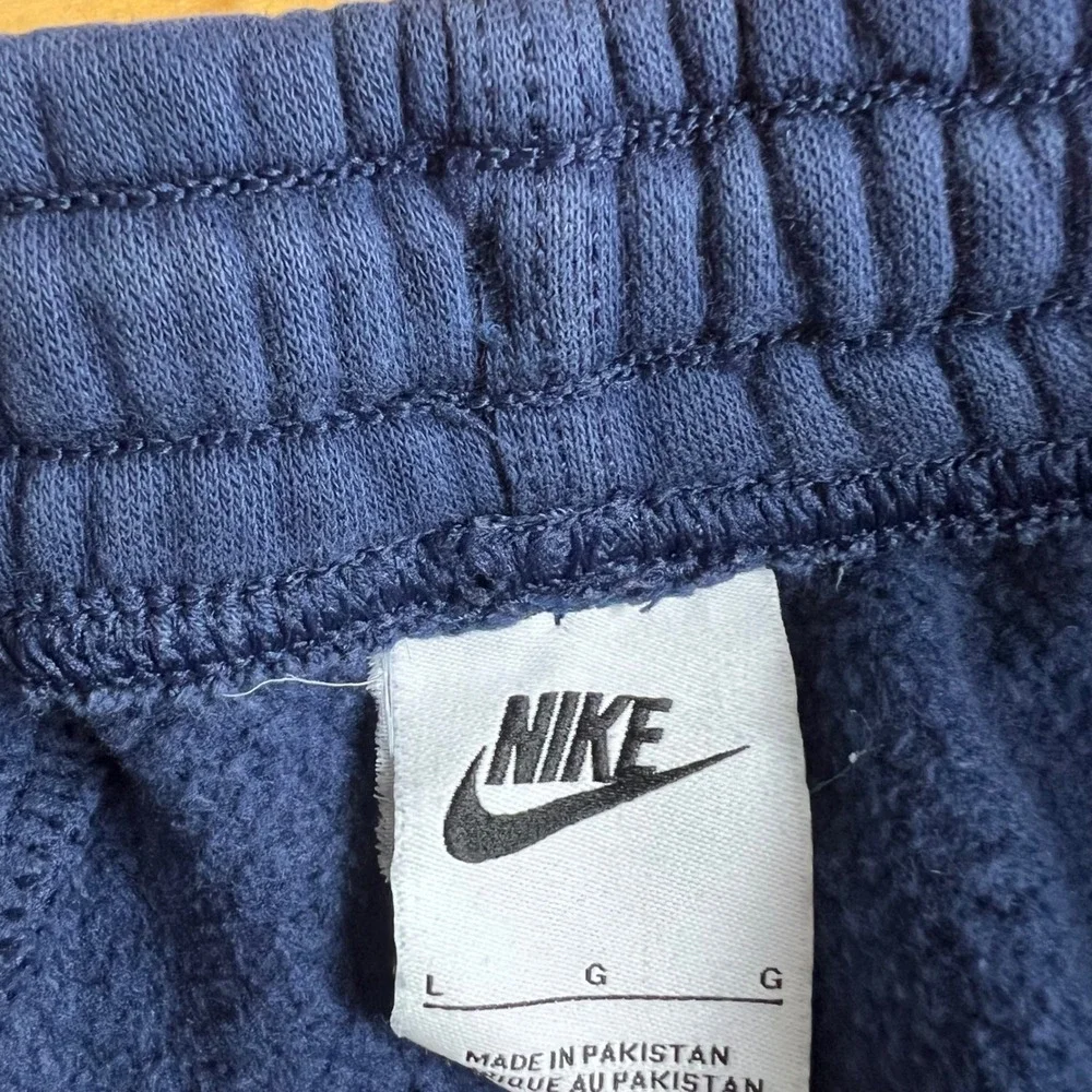 Nike Sweatpants Club Fleece Joggers Mens Size Large Navy Blue 826431-410